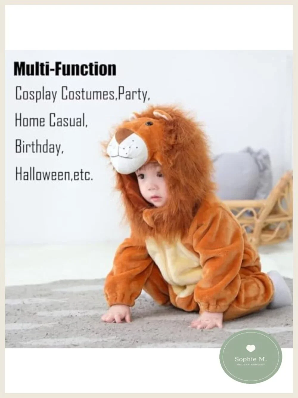 Halloween Dinosaur Costume Romper for Baby Toddler with Zipper Hooded Jumpsuit
